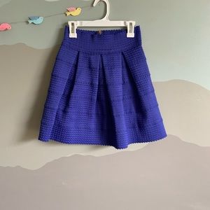 Royal blue skirt